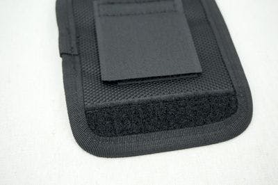 Side hand guard in leather and velcro