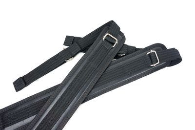 Backpack strap with loops