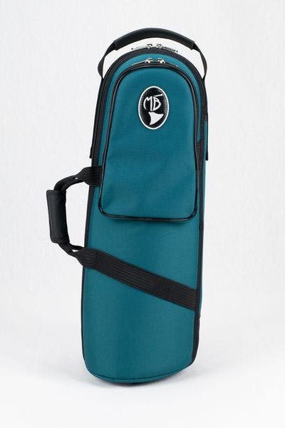 Cover in nylon turquoise and standard logo