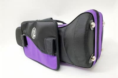 Case for tenor trombone baby (nylon black and purple)