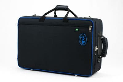 External case black and rim royal blue