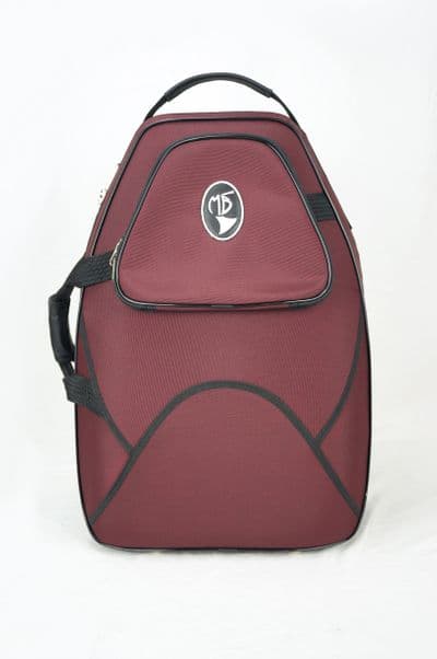 Cover in wine nylon with embroidered logo