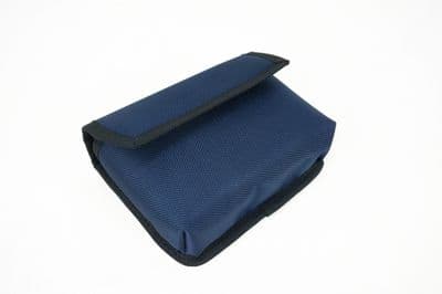 Pouch for 5 Trombone Mouthpieces (nylon blue)