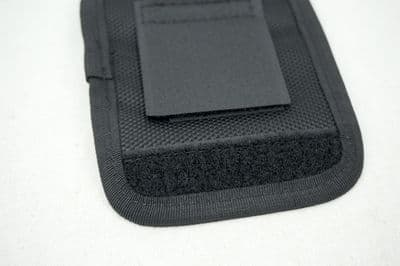 Pegador lateral desmontável em couro e velcro