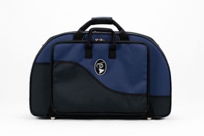 Cover in nylon black and blue with standard logo