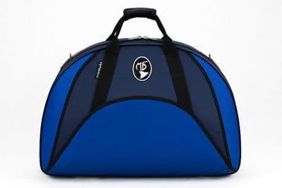 Capa em nylon azul e azul royal com logo padrão
