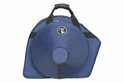 Capa em nylon azul e logo padrão