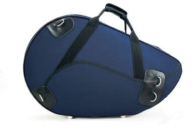 Capa em nylon azul e logo padrão