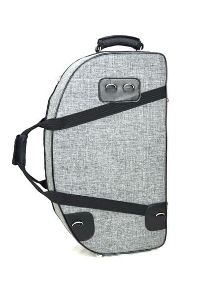 Cover in nylon cationic gray and metal logo MB