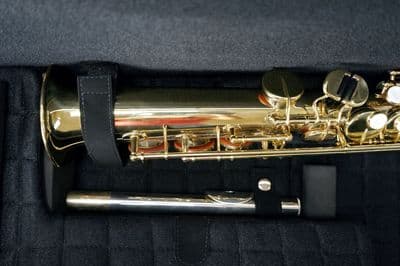 Internal case for baritone saxophone (Low A) with instrument