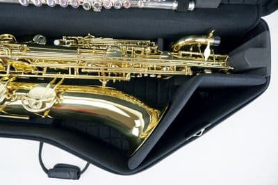 Internal case for baritone saxophone (Low A) with instrument