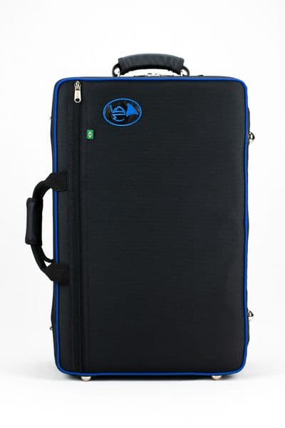 External case black and rim royal blue