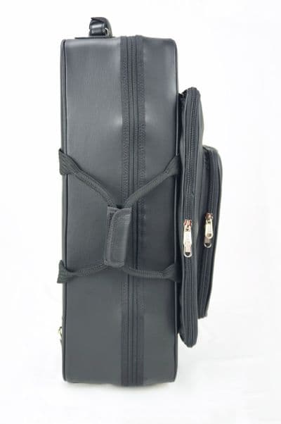 Capa em couro preto