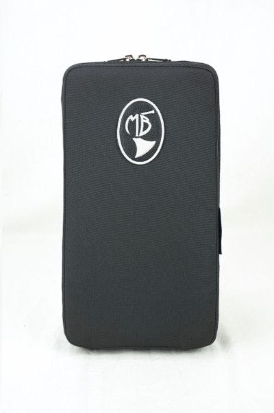 Cover in nylon black with embroidery logo