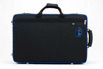 External case black and rim royal blue