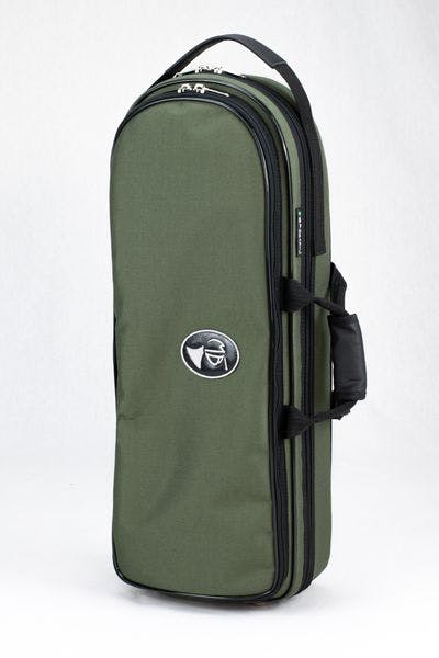 Cover in nylon moss green and standard logo