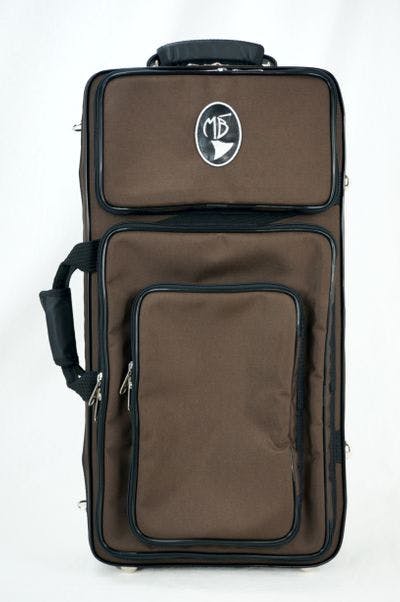 Cover in nylon brown and standard logo