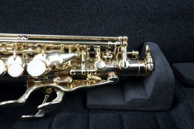 Internal case for baritone saxophone (Low A) with instrument
