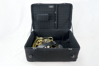 Internal travel case with instrument