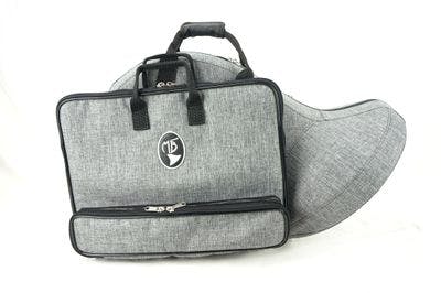 Cover in nylon cationic gray with embroidered logo
