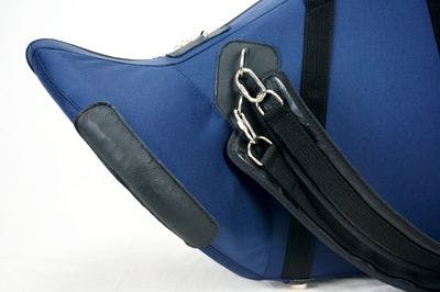 Detail of backpack strap