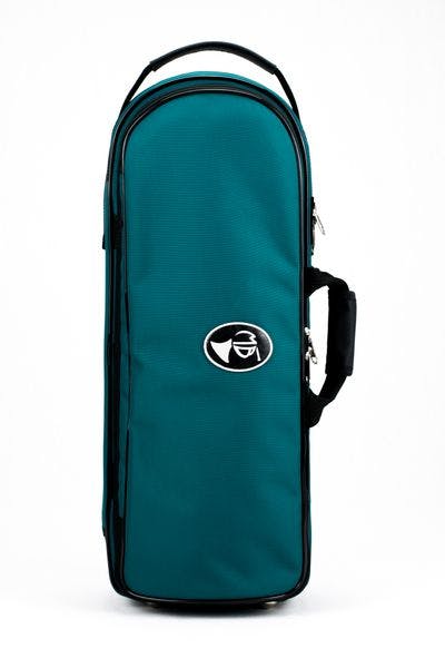 Cover in nylon turquoise and standard logo
