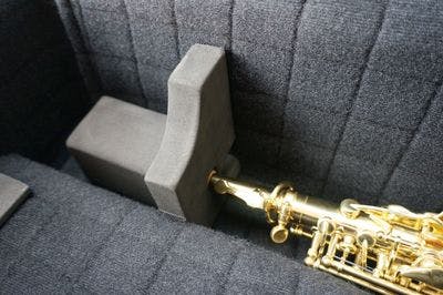 Internal case (for soprano saxophone not detachable - straight neck)