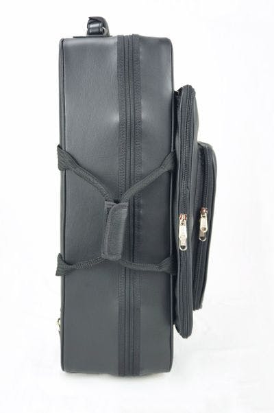 Cover in leather black