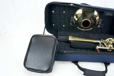 Internal case with instrument and pouch for accessories